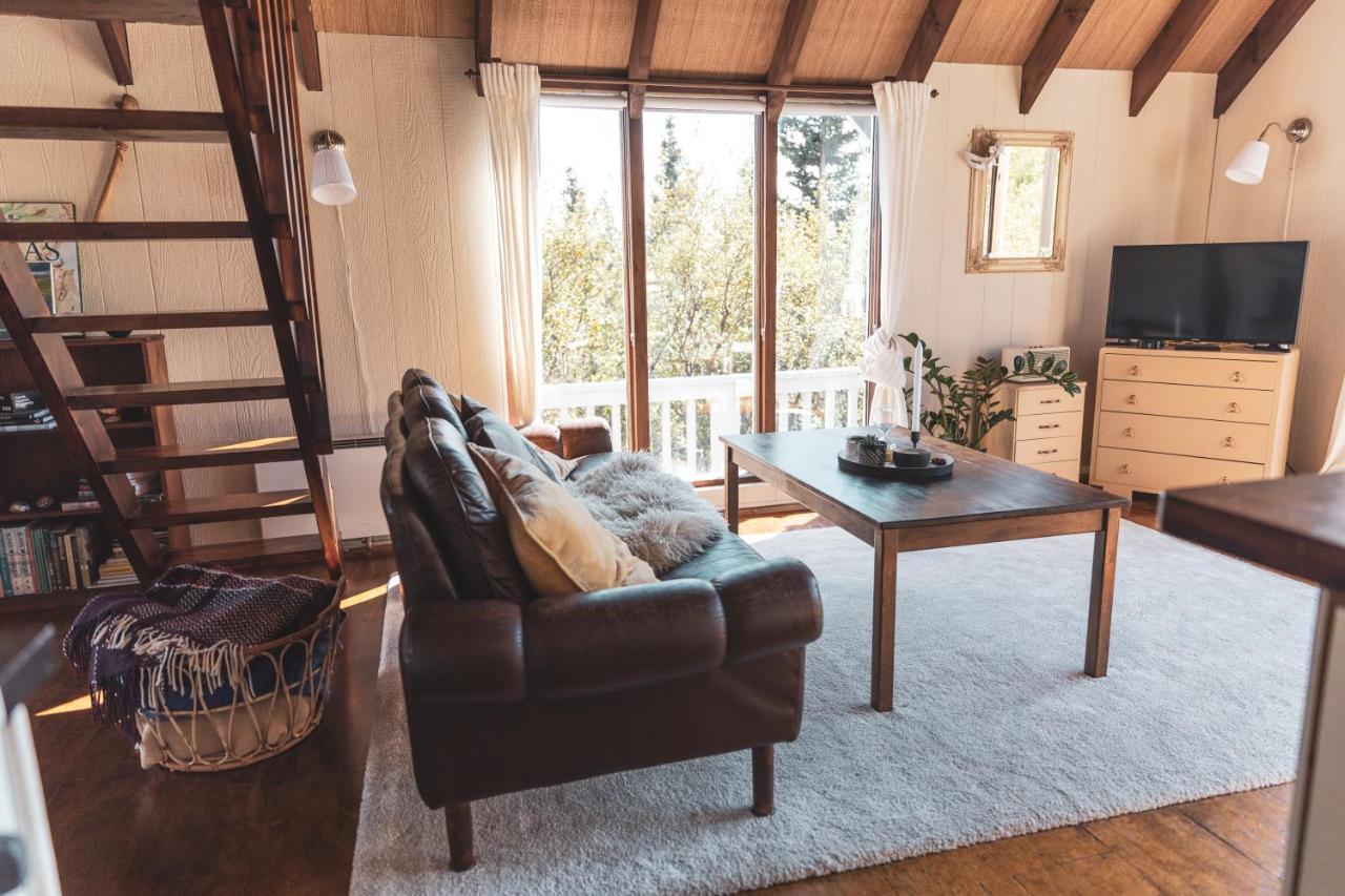 Bjoerk - A Cozy Hilltop Cottage - Great Location! Blaskogabyggd Zewnętrze zdjęcie
