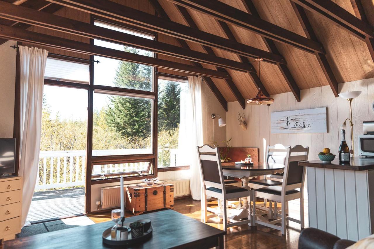Bjoerk - A Cozy Hilltop Cottage - Great Location! Blaskogabyggd Zewnętrze zdjęcie